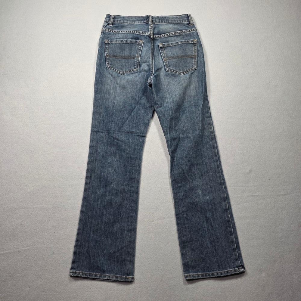Children's Place Classic Boot Cut - Dark Wash- Girls Size 10 - Picture 2 of 6